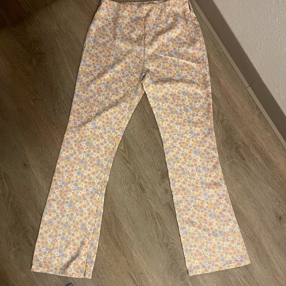 Floral Patterned Pants